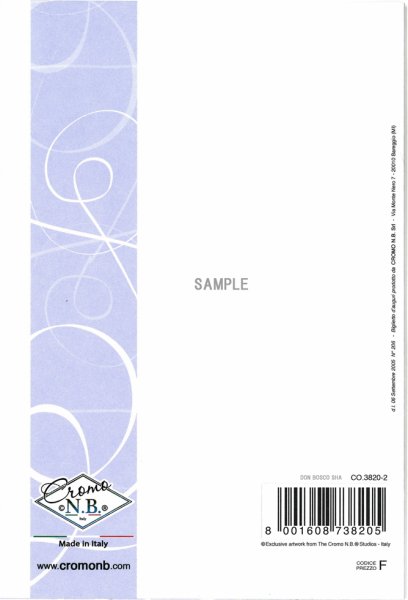 画像3: イタリア製二つ折りカード　初聖体　ブルー (3)