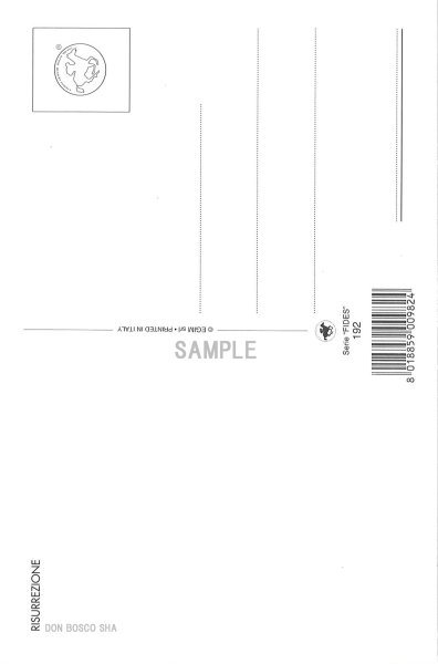 画像2: ポストカード 復活のキリスト FIDES192(※5枚セット) (2)