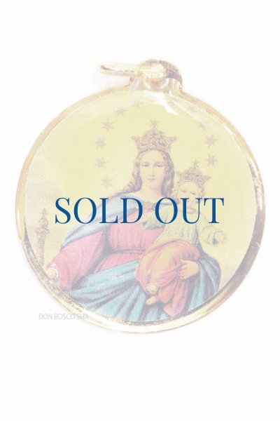 画像1: メダイ　扶助者聖母　直径28mm (1)