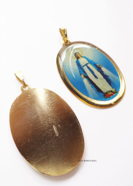 画像2: メダイ　無原罪の聖母　カラー+金 34mm　NB (2)