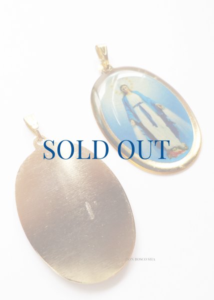 画像2: メダイ　無原罪の聖母　カラー+金 34mm (2)