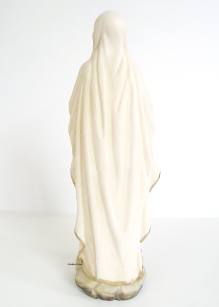 画像3: 木彫り ルルドのマリア像 カラー 11.5cm  (3)