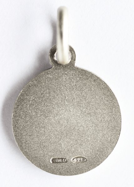 画像3: メダイ シルバー925 シエナの聖カタリナ 12mm【返品不可商品】 (3)