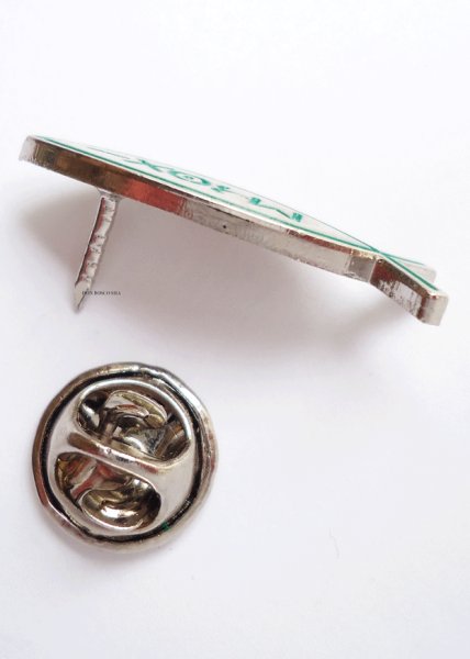 画像3: ピンバッジ　魚型 イクトゥス　緑　 (3)