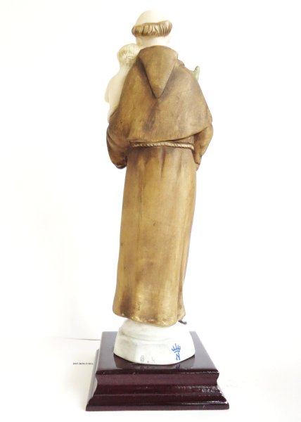 画像4: プラストマーブル製　パドアの聖アントニオ像　22cm カラー※店頭在庫一点のみ (4)