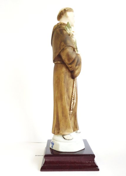 画像3: プラストマーブル製　パドアの聖アントニオ像　22cm カラー※店頭在庫一点のみ (3)