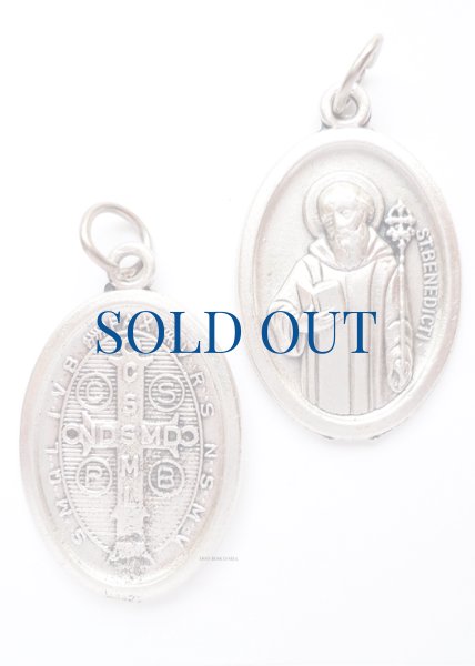 画像1: メダイ　聖ベネディクト　銀色　B　※在庫僅少 (1)