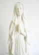 画像5: プラストマーブル製　ルルドの聖母像　白 25cm（414）NB (5)