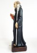 画像4: プラストマーブル製　聖ベネディクト像　約17cm カラー　※在庫1点のみ (4)