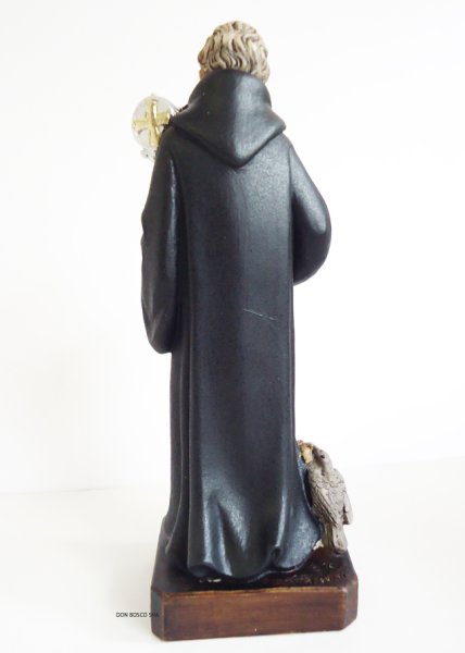 画像3: プラストマーブル製 聖ベネディクト像 約17cm カラー ※店頭在庫1点のみ (3)