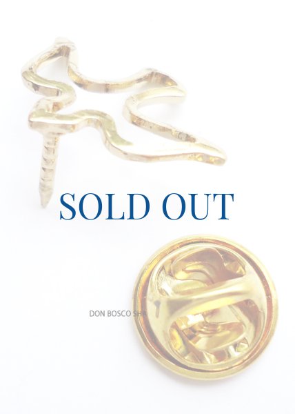 画像3: ピンバッジ　聖霊(ハト) 金色　 (3)