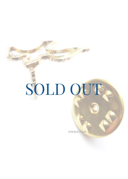 画像4: ピンバッジ　聖霊(ハト) 金色　 (4)