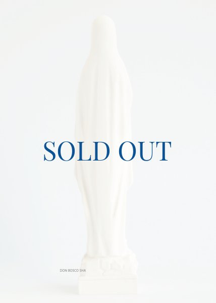 画像2: フランス製(樹脂製)　ルルドの聖母像　約20cm 白 (2)