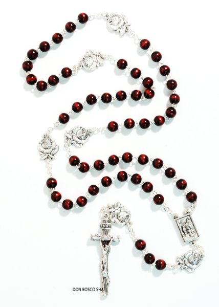 画像2: ロザリオ　木製6mm珠　ルルド　NB (2)