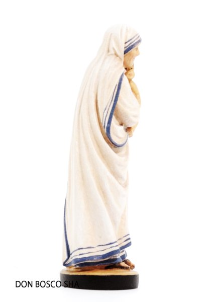 画像3: 木彫り　マザー・テレサ像　カラー 10cm　 (3)