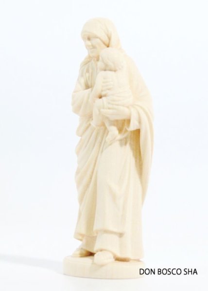 画像4: 木彫り　マザー・テレサ像　白木 10cm (4)