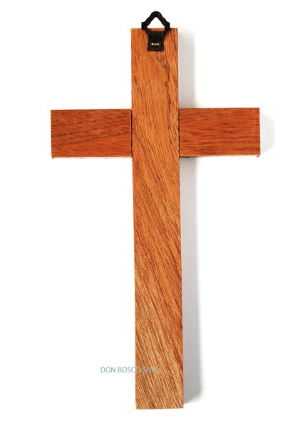 画像3: 木製　壁掛十字架　2色組木（ボディなし）20cm (3)