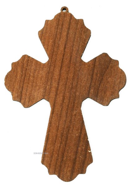 画像2: 板絵十字架 教皇フランシスコ　花 (2)