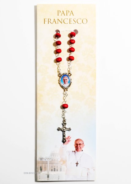 画像2: バラの香りのミニロザリオ　教皇フランシスコ　※在庫僅少 (2)