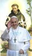 画像1: イタリア製　ご絵　教皇フランシスコ＆アシジの聖フランシスコ　H120×W70mm (1)