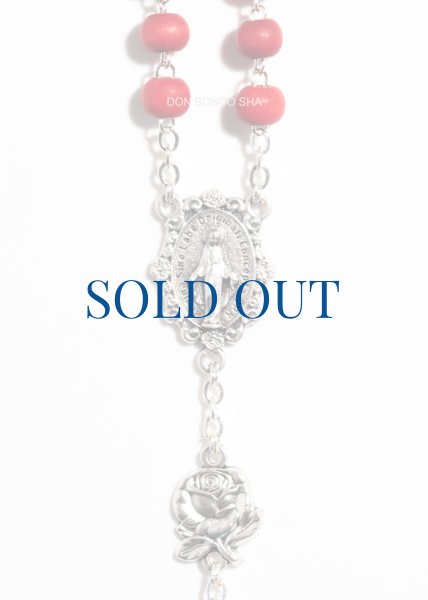 画像3: ロザリオ　木製珠　バラの香り付　ケース入り (3)