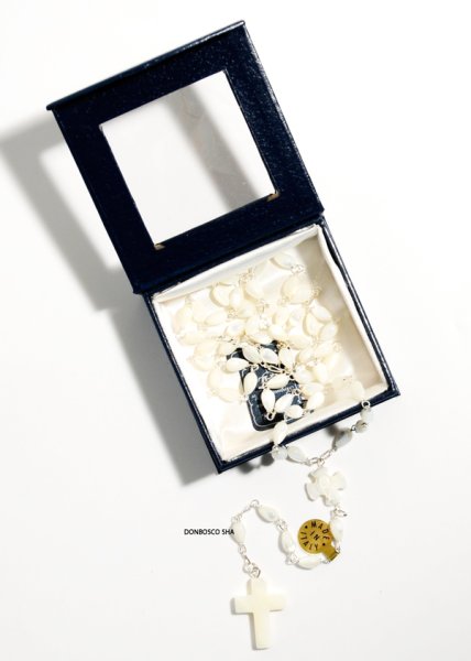 画像3: ロザリオ　シルバー925＆白蝶貝  涙型珠 【返品不可商品】　 (3)