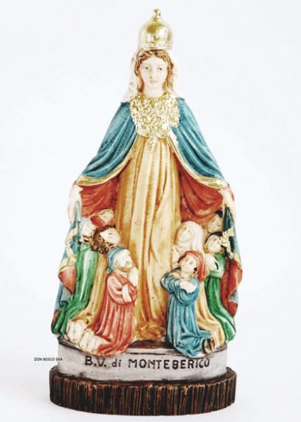 画像1: プラストマーブル製　モンテベリコの聖母像　約15cm カラー (1)