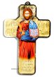 画像1: 板絵十字架　イコン・キリスト (1)