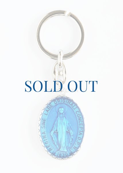画像2: キーホルダー　不思議のメダイ（ブルー）※在庫僅少 (2)