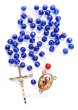 画像1: ロザリオ　結び目を解く聖母マリア　ガラス珠　紺色星印 NB (1)