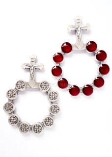 カトリック　ロザリオ Amazon | 10個パック - Pardon Crucifix ロザリオパーツ ローマ