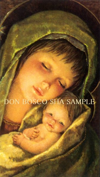 画像1: イタリア製　ご絵　クリスマス　聖母子　APOSTOLICA 4(※5枚セット) (1)