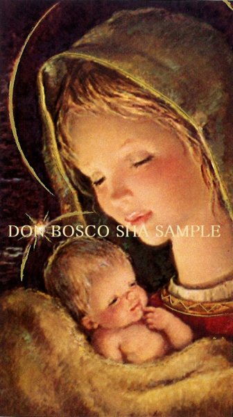 画像1: イタリア製　ご絵　クリスマス　聖母子　APOSTOLICA 5 (1)