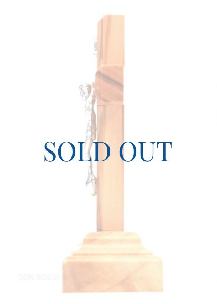 画像3: 卓上十字架　オリーブ製　約H9.7cm　※在庫僅少 (3)