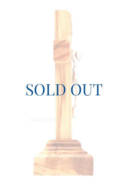 画像6: 卓上十字架　オリーブ製　約H9.7cm　※在庫僅少 (6)