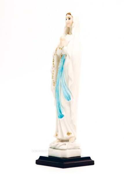 画像2: プラストマーブル製　ルルドのマリア像　約23cm カラー (2)