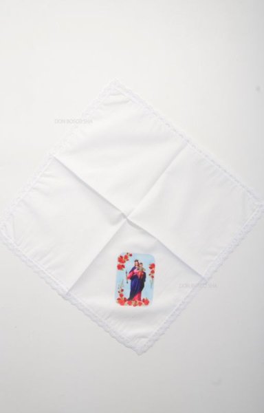 画像2: ハンカチ 　扶助者聖母 (2)