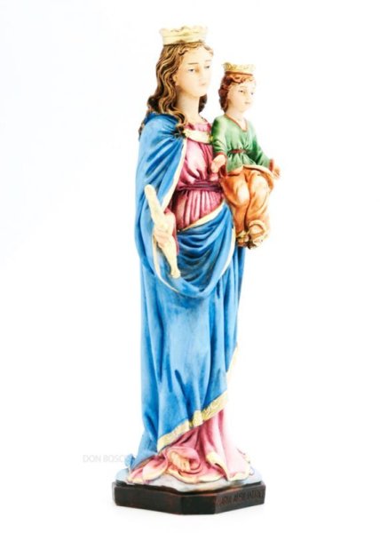 画像2: プラストマーブル製 扶助者聖母像 22cm カラー (2)