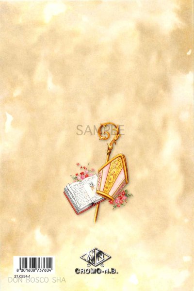 画像3: イタリア製二つ折りカード　堅信ハト＆杖　21.0234-1 (3)