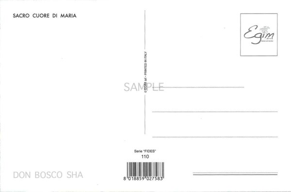 画像2: ポストカード み心のマリア FIDES110(※5枚セット) (2)