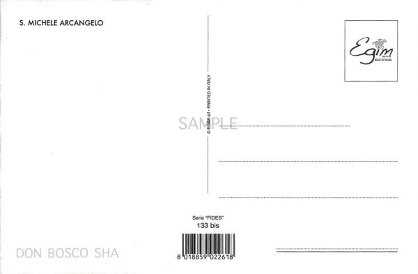 画像2: ポストカード　聖ミカエル FIDES133bis(※5枚セット) (2)