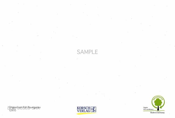 画像2: 二つ折りアドベントカード　封筒付　12410 (2)