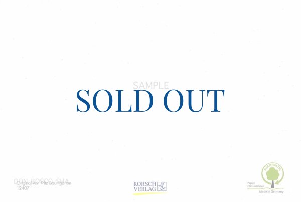 画像2: 二つ折りアドベントカード　封筒付　12407　雪の森を走るプレゼントそり (2)