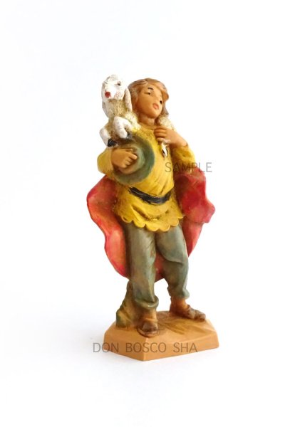 画像2: イタリア製 プレゼピオ 6.5cm用　羊飼いNo.9 (2)
