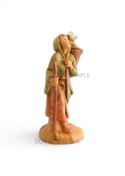 画像3: イタリア製 プレゼピオ 6.5cm用　羊飼いNo.34 (3)