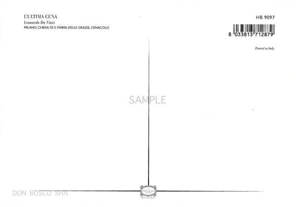 画像2: ポストカード 最後の晩餐 HB9097 (2)