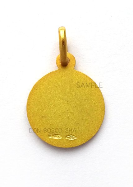 画像2: メダイ　18金　ハンガリーの聖エリザベト　12mm【返品不可商品】※店頭在庫残り一点 (2)