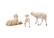 画像3: プレゼピオ 12cm用　ひつじ家族　3体セット (3)