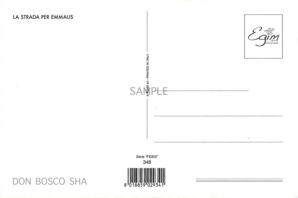 画像2: ポストカード　エマオへの道　FIDES 348 (※5枚セット) (2)
