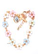 画像1: ロザリオブレスレット 花　NB　※現品限り (1)